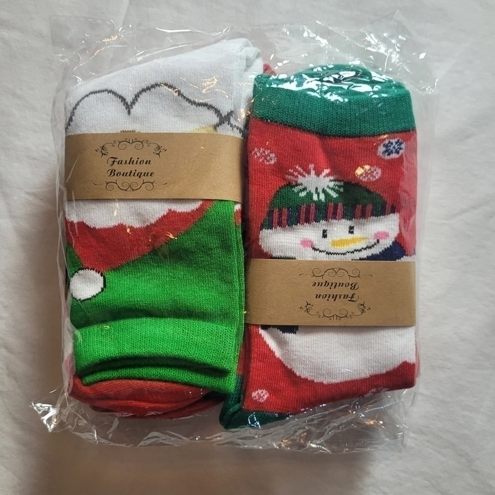 Women's Christmas Holiday Fun Novelty Crew Sock